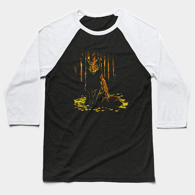 creature of the night Baseball T-Shirt by kharmazero